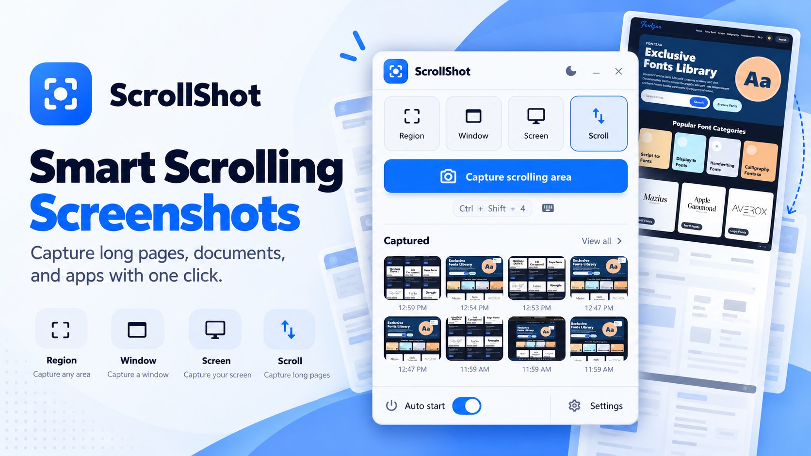 ScrollShot Windows app preview