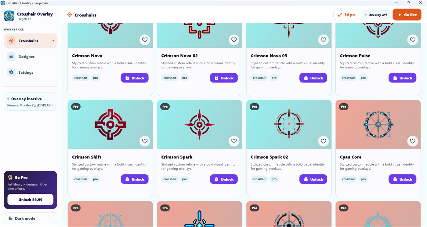 TargetLab Windows app screenshot 4